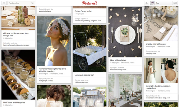Inspirations mariage sur Pinterest