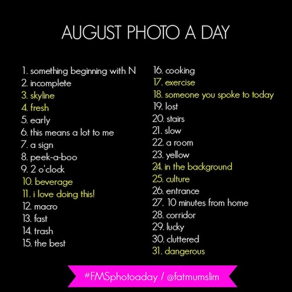 August Photo A Day