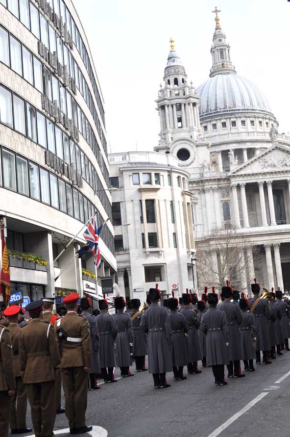 Commémoration militaire à Londres