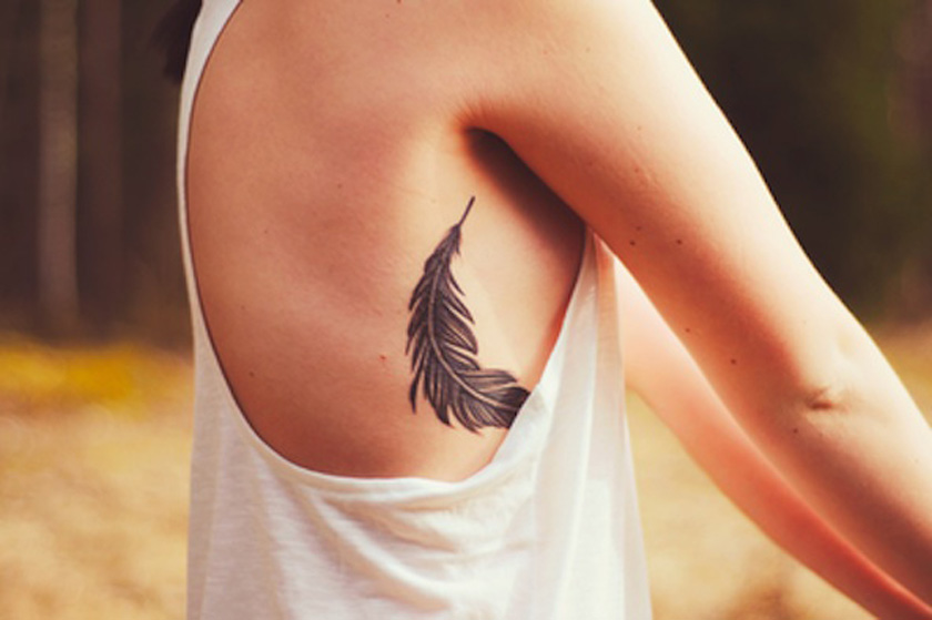 Tattoo feather