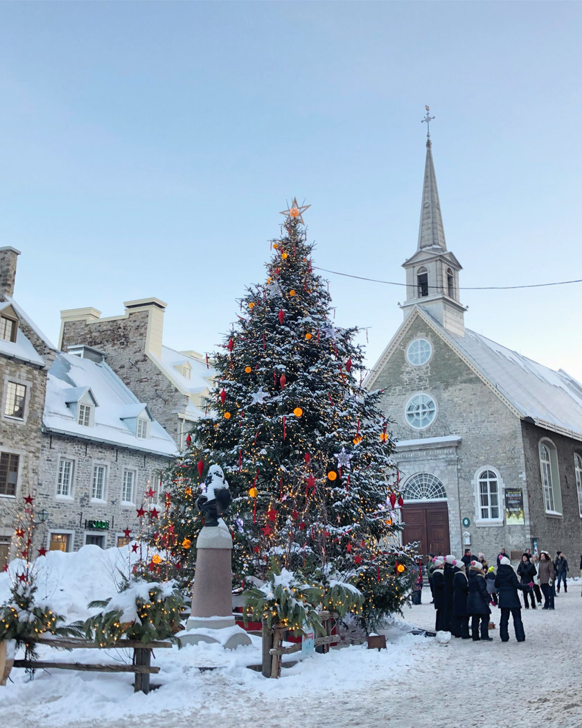 Vieux-Québec à Noël